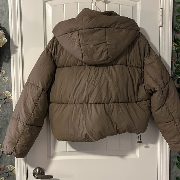 ZARA RUBBERIZED PUFFER JACKET - Picture 12 of 12